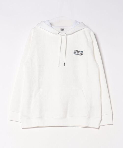 Kahiko(カヒコ)の「【Kahiko】SURF&Palms ジェイMEN'Sフーディー(パーカー・メンズ・ホワイト/ベージュ/ネイビー/グレー/グリーン・FREE)」の2枚目の写真