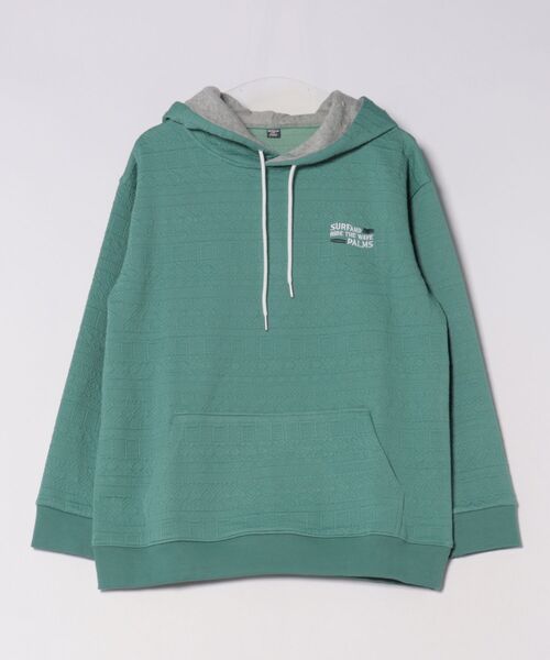 Kahiko(カヒコ)の「【Kahiko】SURF&Palms ジェイMEN'Sフーディー(パーカー・メンズ・ホワイト/ベージュ/ネイビー/グレー/グリーン・FREE)」の5枚目の写真