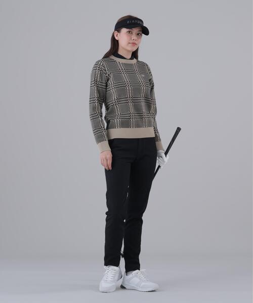 St ANDREWS(セントアンドリュース)の「【St ANDREWS】14Gホースビットチェックジャガードプルオーバーニット(ニット/セーター・レディース・ベージュ/ホワイト・M/S)」の10枚目の写真