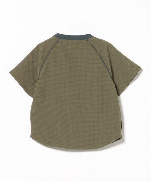 BEAMS mini（ビームスミニ）の「水陸両用 シャツ 2026SS（90～140cm） 機能性 男子 夏 汗 速乾（シャツ/ブラウス・キッズ・オリーブ/サックスブルー・90/130/140/120/110/100）」の4枚目の写真