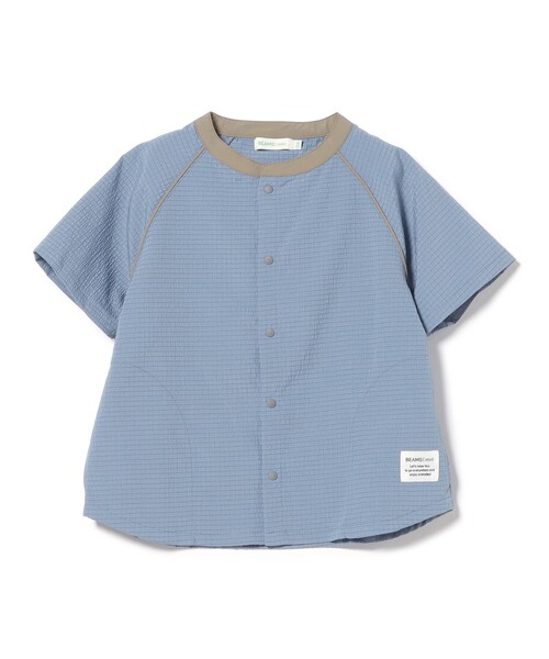 BEAMS mini（ビームスミニ）の「水陸両用 シャツ 2026SS（90～140cm） 機能性 男子 夏 汗 速乾（シャツ/ブラウス・キッズ・オリーブ/サックスブルー・90/130/140/120/110/100）」の16枚目の写真