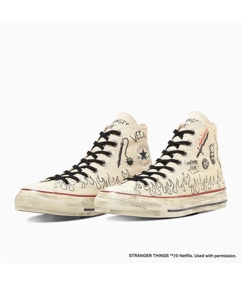 L.H.P(エルエイチピー)の「CONVERSE/コンバース/ALL STAR AGED 87 HC HI / STRANGER THINGS 5(スニーカー・レディース・ナチュラル/ブラック・3/5/4)」の1枚目の写真
