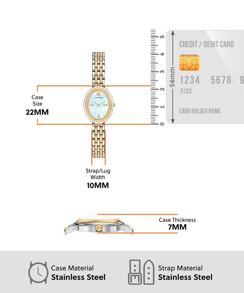 TORY BURCH(トリーバーチ)の「トリーバーチ 腕時計 レディース アナログ ステンレス TBW6042(アナログ腕時計・レディース・マルチ・FREE)」の10枚目の写真