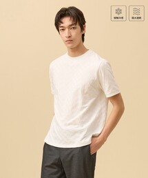 クールビズ対応【接触冷感 / 吸水速乾】【J.PRESS PREMIUM JERSEY】アーガイルリンクス Tシャツ