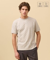 クールビズ対応【接触冷感 / 吸水速乾】【J.PRESS PREMIUM JERSEY】アーガイルリンクス Tシャツ