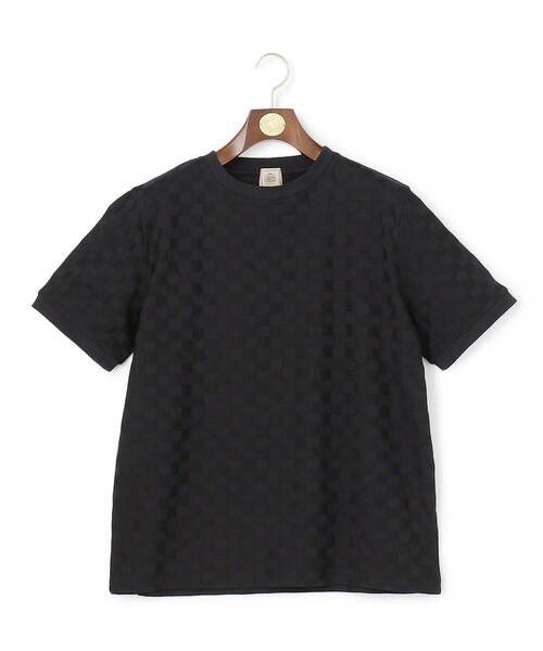J.PRESS(ジェイプレス)の「クールビズ対応【接触冷感 / 吸水速乾】【J.PRESS PREMIUM JERSEY】アーガイルリンクス Tシャツ(Tシャツ/カットソー・メンズ・ネイビー系/ホワイト系/グレー系/ブラック系・X-LARGE/LARGE/MEDIUM/SMALL)」の10枚目の写真