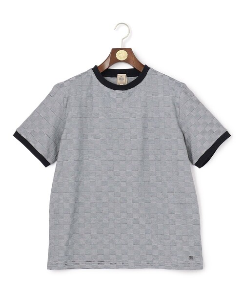 J.PRESS(ジェイプレス)の「クールビズ対応【接触冷感 / 吸水速乾】【J.PRESS PREMIUM JERSEY】アーガイルリンクス Tシャツ(Tシャツ/カットソー・メンズ・ネイビー系/ホワイト系/グレー系/ブラック系・X-LARGE/LARGE/MEDIUM/SMALL)」の15枚目の写真