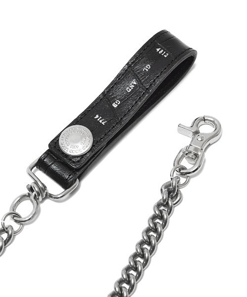 CRIMIE（クライミー）の「CRIMIE/クライミー/LEATHER WALLET CHAIN（ウォレットチェーン・メンズ・ブラック・F）」の2枚目の写真