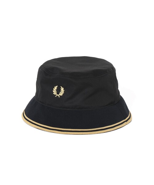 FRED PERRY（フレッドペリー）の「【別注】FRED PERRY / Bucket Hat（ハット・メンズ・ネイビー/ブラック・M/XL）」の5枚目の写真