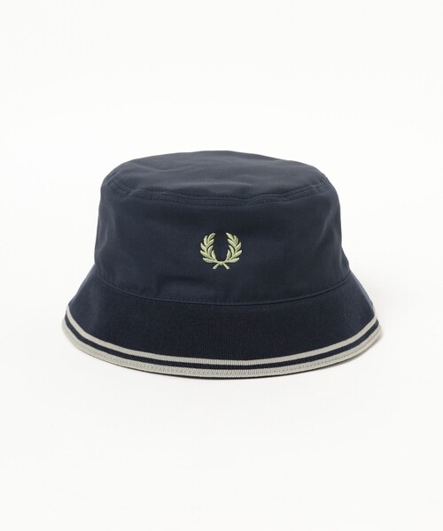 FRED PERRY（フレッドペリー）の「【別注】FRED PERRY / Bucket Hat（ハット・メンズ・ネイビー/ブラック・M/XL）」の11枚目の写真