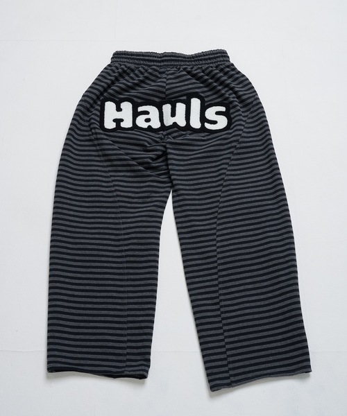 Hauls(ハウルズ)の「もこもこの星☆ボーダーパンツ(その他パンツ・レディース・グレー/ブラック・FREE)」の6枚目の写真