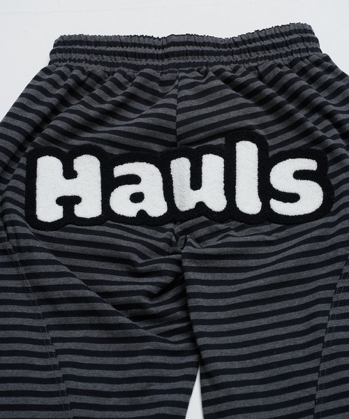 Hauls(ハウルズ)の「もこもこの星☆ボーダーパンツ(その他パンツ・レディース・グレー/ブラック・FREE)」の3枚目の写真