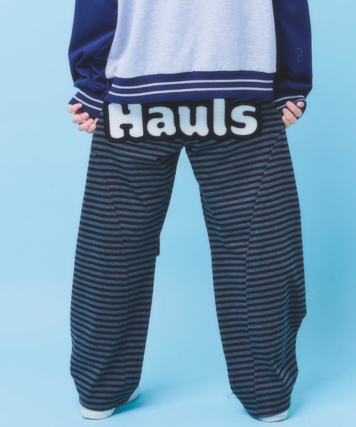 Hauls(ハウルズ)の「もこもこの星☆ボーダーパンツ(その他パンツ・レディース・グレー/ブラック・FREE)」の16枚目の写真