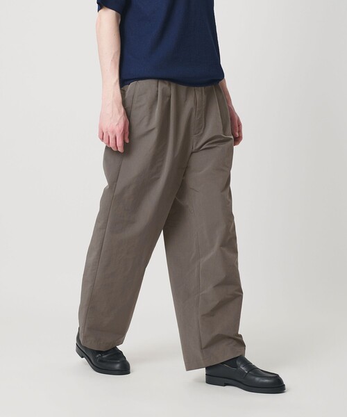 BEAUTY&YOUTH UNITED ARROWS(ビューティーアンドユースユナイテッドアローズ)の「PERTEX ワイド 2P イージーパンツ NO.9(その他パンツ・メンズ・ダークグレー/ブラック・L/M/S/XL)」の1枚目の写真
