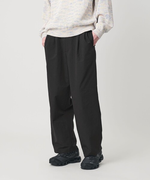 BEAUTY&YOUTH UNITED ARROWS(ビューティーアンドユースユナイテッドアローズ)の「PERTEX ワイド 2P イージーパンツ NO.9(その他パンツ・メンズ・ダークグレー/ブラック・L/M/S/XL)」の2枚目の写真