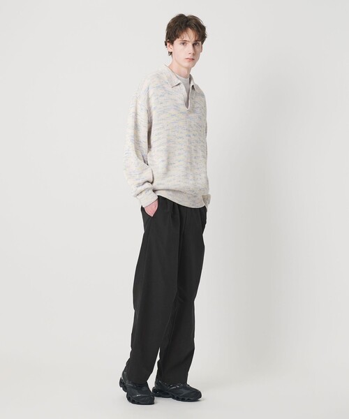 BEAUTY&YOUTH UNITED ARROWS(ビューティーアンドユースユナイテッドアローズ)の「PERTEX ワイド 2P イージーパンツ NO.9(その他パンツ・メンズ・ダークグレー/ブラック・L/M/S/XL)」の4枚目の写真