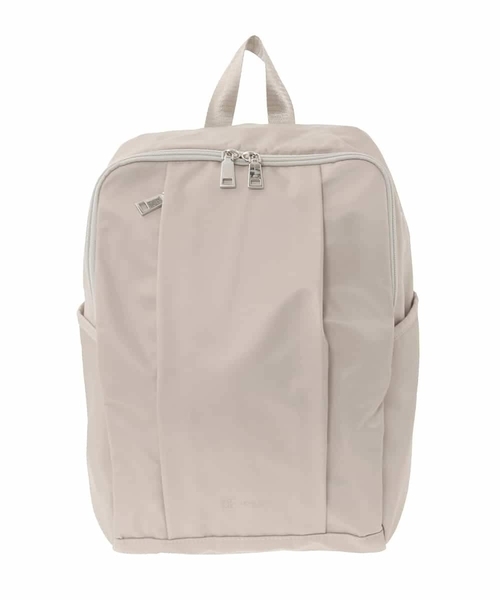 MK MICHEL KLEIN（エムケーミッシェルクラン）の「[撥水]フロントタックコンパクトリュック（バックパック/リュック・レディース・ライトベージュ/グレー/ブラック・00）」の21枚目の写真