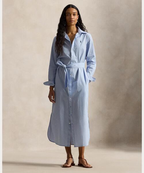 POLO RALPH LAUREN（ポロ ラルフ ローレン）の「シルク マキシ シャツ