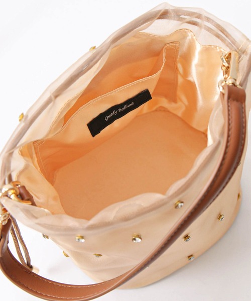 Gready Brilliant（グレディブリリアン）の「ビジューチュールＢＡＧ（ショルダーバッグ・レディース・ブラウン/ブラック・FREE）」の8枚目の写真