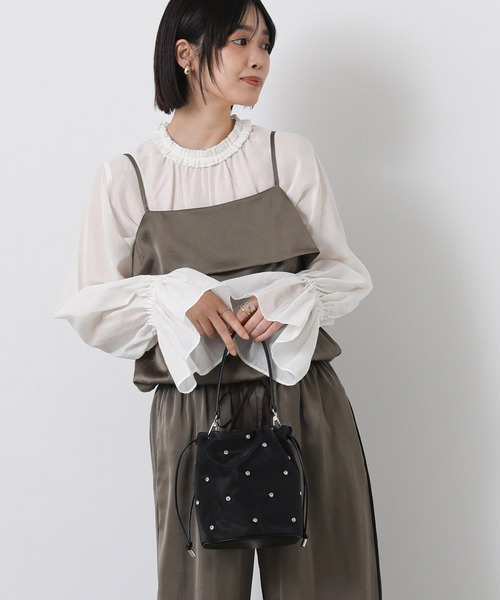 Gready Brilliant(グレディブリリアン)の「ビジューチュールBAG(ショルダーバッグ・レディース・ブラウン/ブラック・FREE)」の20枚目の写真