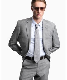 EMPORIO ARMANI（エンポリオアルマーニ）の「<オンライン限定>【エンポリオ アルマーニ】ネクタイ ピュアシルク シェブロンジャカード（ネクタイ）」