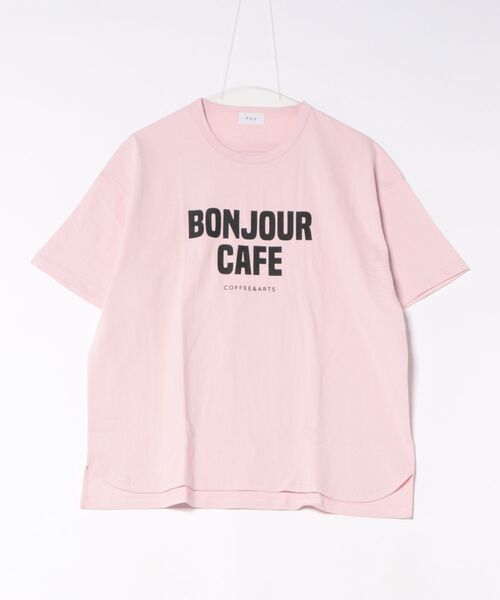 FOV（フォブ）の「FOV/フォブ BONJOUR Tシャツ（Tシャツ/カットソー・レディース・ホワイト/ピンク/ブラック・F）」の3枚目の写真