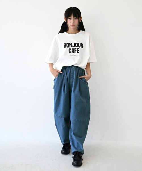 FOV（フォブ）の「FOV/フォブ BONJOUR Tシャツ（Tシャツ/カットソー・レディース・ホワイト/ピンク/ブラック・F）」の6枚目の写真