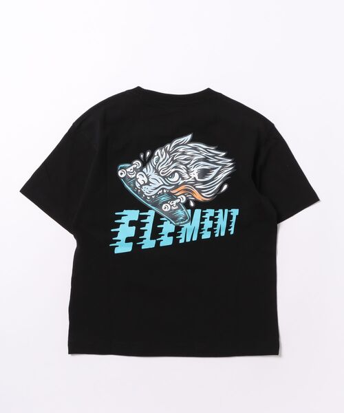 ELEMENT（エレメント）の「ELEMENT/エレメント TIMBER WOLF SS Y キッズ Tシャツ BG025255（Tシャツ/カットソー・キッズ・ブラック/ホワイト/チャコールグレー・140cm/130cm/160cm/150cm）」の4枚目の写真