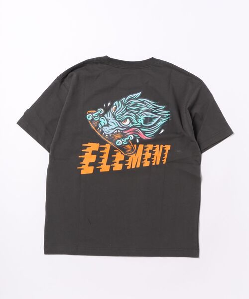 ELEMENT（エレメント）の「ELEMENT/エレメント TIMBER WOLF SS Y キッズ Tシャツ BG025255（Tシャツ/カットソー・キッズ・ブラック/ホワイト/チャコールグレー・140cm/130cm/160cm/150cm）」の5枚目の写真