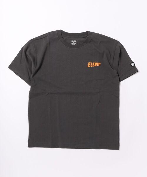 ELEMENT（エレメント）の「ELEMENT/エレメント キッズ 半袖 Tシャツ ロゴ バックプリント BG025255（Tシャツ/カットソー・キッズ・ブラック/ホワイト/チャコールグレー・140cm/130cm/160cm/150cm）」の9枚目の写真