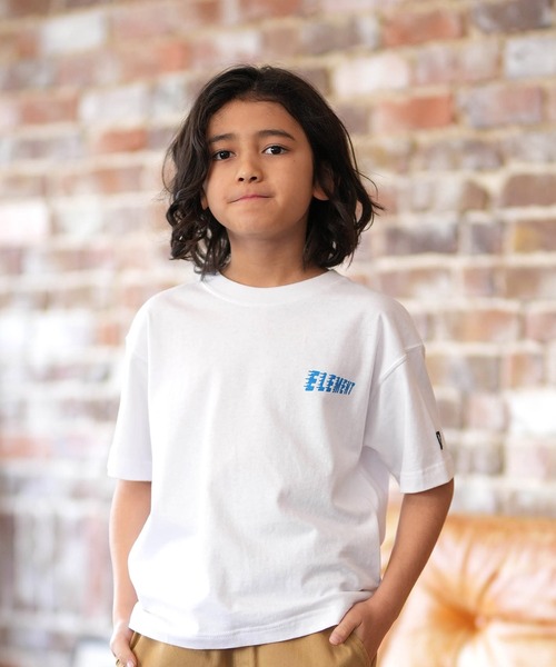 ELEMENT（エレメント）の「ELEMENT/エレメント キッズ 半袖 Tシャツ ロゴ バックプリント BG025255（Tシャツ/カットソー・キッズ・ブラック/ホワイト/チャコールグレー・140cm/130cm/160cm/150cm）」の10枚目の写真