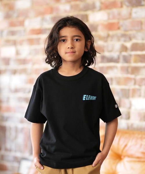 ELEMENT（エレメント）の「ELEMENT/エレメント キッズ 半袖 Tシャツ ロゴ バックプリント BG025255（Tシャツ/カットソー・キッズ・ブラック/ホワイト/チャコールグレー・140cm/130cm/160cm/150cm）」の16枚目の写真