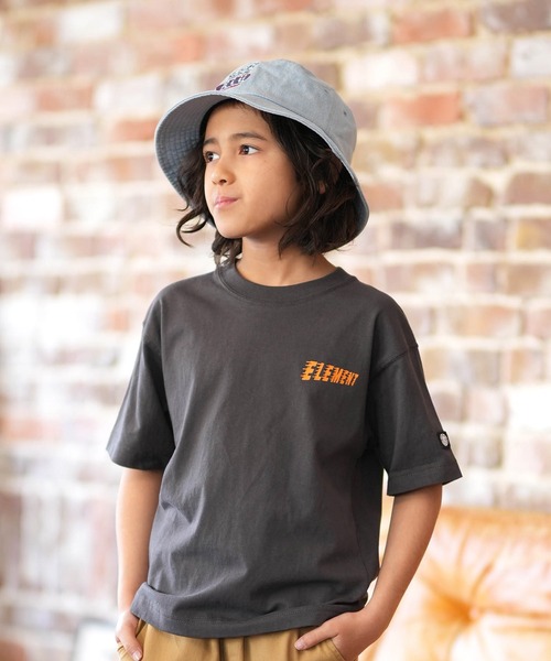 ELEMENT（エレメント）の「ELEMENT/エレメント キッズ 半袖 Tシャツ ロゴ バックプリント BG025255（Tシャツ/カットソー・キッズ・ブラック/ホワイト/チャコールグレー・140cm/130cm/160cm/150cm）」の22枚目の写真