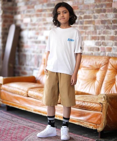 ELEMENT（エレメント）の「ELEMENT/エレメント キッズ 半袖 Tシャツ ロゴ バックプリント BG025255（Tシャツ/カットソー・キッズ・ブラック/ホワイト/チャコールグレー・140cm/130cm/160cm/150cm）」の12枚目の写真