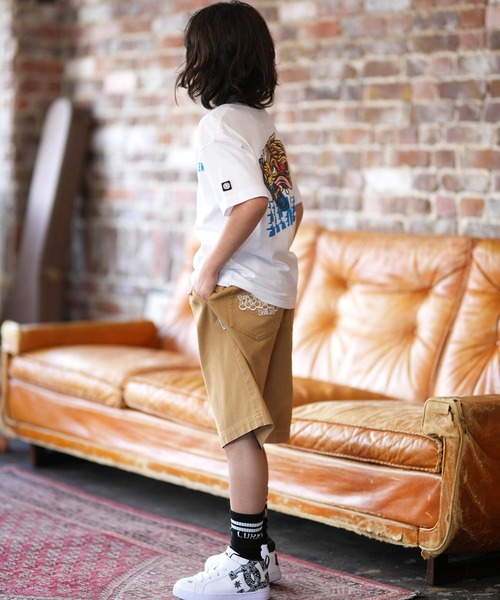 ELEMENT（エレメント）の「ELEMENT/エレメント キッズ 半袖 Tシャツ ロゴ バックプリント BG025255（Tシャツ/カットソー・キッズ・ブラック/ホワイト/チャコールグレー・140cm/130cm/160cm/150cm）」の13枚目の写真