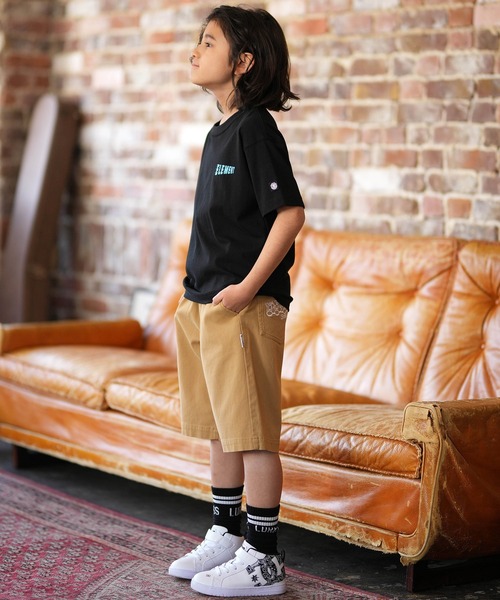 ELEMENT（エレメント）の「ELEMENT/エレメント キッズ 半袖 Tシャツ ロゴ バックプリント BG025255（Tシャツ/カットソー・キッズ・ブラック/ホワイト/チャコールグレー・140cm/130cm/160cm/150cm）」の19枚目の写真