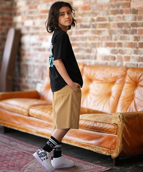 ELEMENT（エレメント）の「ELEMENT/エレメント キッズ 半袖 Tシャツ ロゴ バックプリント BG025255（Tシャツ/カットソー・キッズ・ブラック/ホワイト/チャコールグレー・140cm/130cm/160cm/150cm）」の21枚目の写真