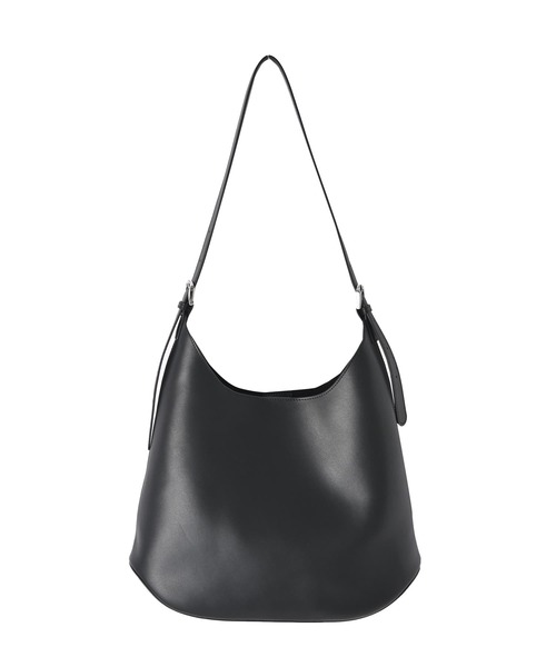 STYLE DELI（スタイルデリ）の「【DELI by】アーキテクトフォルムリアルレザーバケットバッグ（ショルダーバッグ・レディース・ブラウン/ブラック/ライトブラウン・FREE）」の13枚目の写真