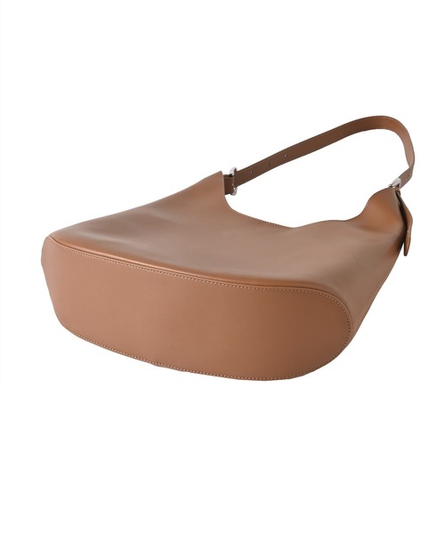 STYLE DELI（スタイルデリ）の「【DELI by】アーキテクトフォルムリアルレザーバケットバッグ（ショルダーバッグ・レディース・ブラウン/ブラック/ライトブラウン・FREE）」の17枚目の写真