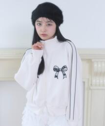 WEGO/【26年春新作】レースリボントラックジャケット
