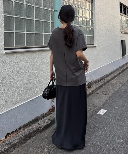 CIAOPANIC TYPY（チャオパニックティピー）の「犬アソートフォトプリント半袖Tee（Tシャツ/カットソー・レディース・ピンク/ブラウン/チャコールグレー/オフホワイト・ONE SIZE）」の8枚目の写真