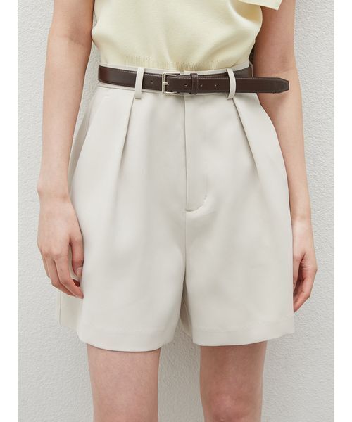 SNIDEL(スナイデル)の「シンプルショートパンツ(その他パンツ・レディース・グレー/ブラック/アイボリー・1/0)」の12枚目の写真