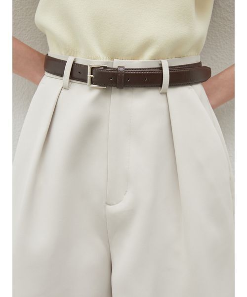 SNIDEL(スナイデル)の「シンプルショートパンツ(その他パンツ・レディース・グレー/ブラック/アイボリー・1/0)」の15枚目の写真