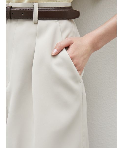 SNIDEL(スナイデル)の「シンプルショートパンツ(その他パンツ・レディース・グレー/ブラック/アイボリー・1/0)」の17枚目の写真