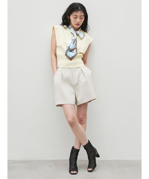 SNIDEL(スナイデル)の「シンプルショートパンツ(その他パンツ・レディース・グレー/ブラック/アイボリー・1/0)」の19枚目の写真