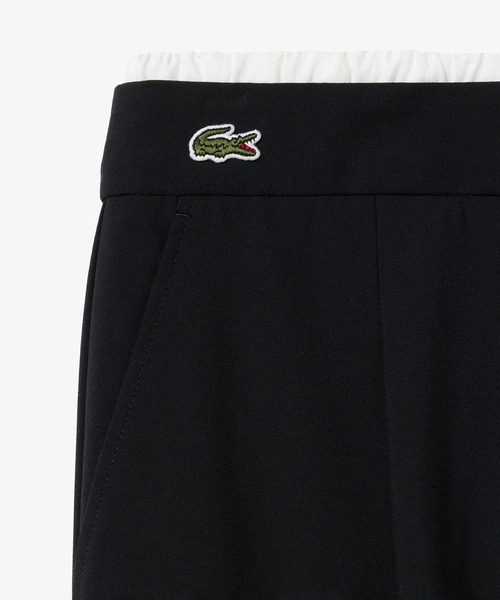 LACOSTE（ラコステ）の「レイヤードウエストタックワイドスラックスパンツ（その他パンツ・レディース・ブラック/グレー・34/38/36/40）」の20枚目の写真
