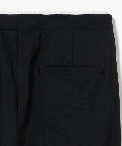 LACOSTE（ラコステ）の「レイヤードウエストタックワイドスラックスパンツ（その他パンツ・レディース・ブラック/グレー・34/38/36/40）」の22枚目の写真