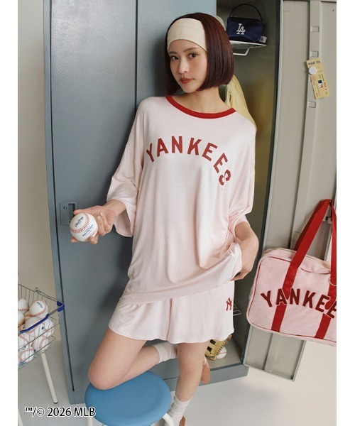 SNIDEL HOME(スナイデルホーム)の「【MLB】パイルバッグ(ハンドバッグ・レディース・ピンク/イエロー/ネイビー・F)」の11枚目の写真