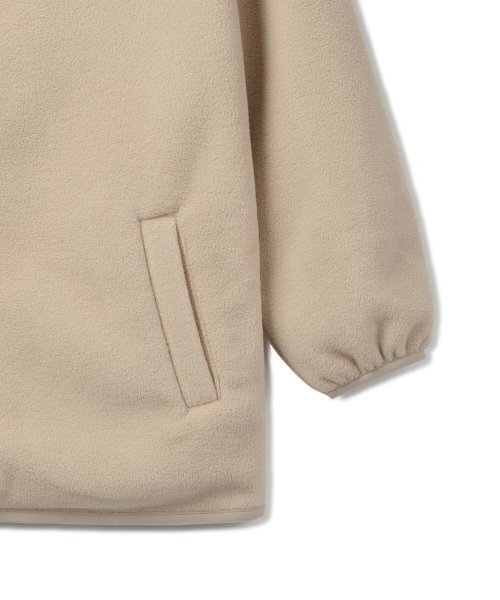 MUSINSA STANDARD KIDS（ムシンサスタンダードキッズ）の「ポーラフリースラウンドネックジャケット[ベージュ]（ブルゾン・レディース・その他・100/110/120/130/140/150）」の6枚目の写真
