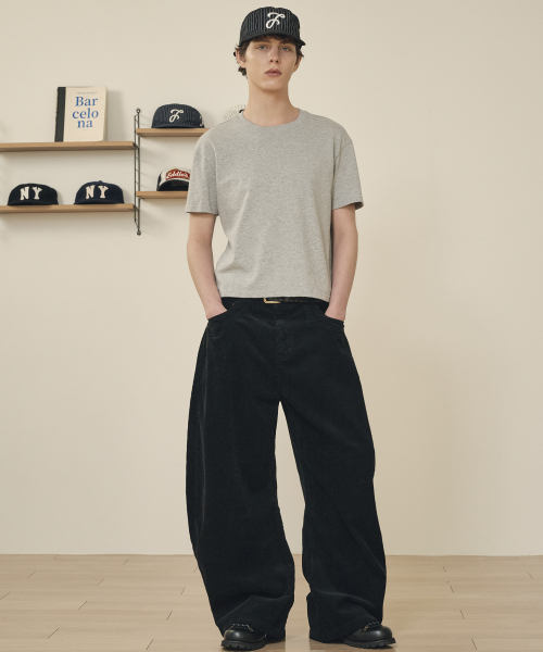 TAKEASY(テイクイージー)の「コーデュロイカーブドJパンツ(ブラック)(その他パンツ・メンズ・その他・SMALL/MEDIUM/LARGE/X-LARGE)」の6枚目の写真